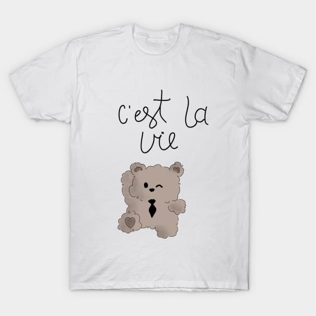 little bear working T-Shirt by Sweet Cherry